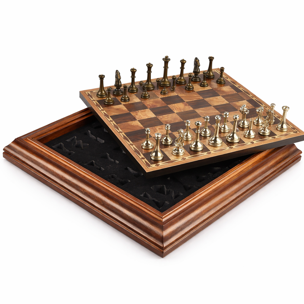 Echiquier vintage | Pièces en métal